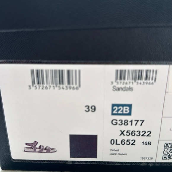 Dark green Chanel sandals - Picture 3 of 8